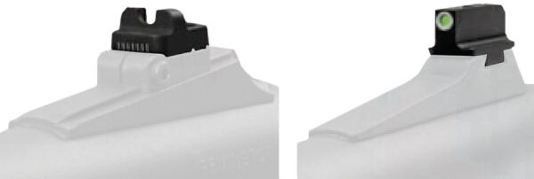 TruGlo TG231F1W Tritium Pro  Black | Green Tritium White Outline Front Sight Green Tritium Rear Sight — view 1