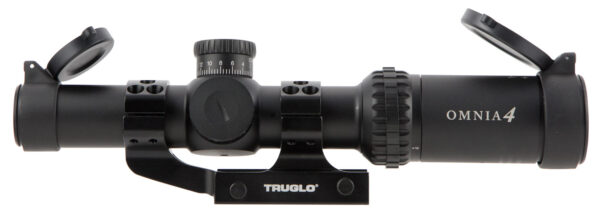 TruGlo TG-8514TLR Omnia Tactical Black Anodized 1-4x24mm 30mm Tube Illuminated APTR Reticle — view 1