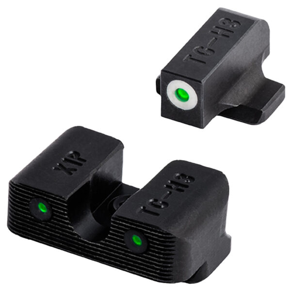 TruGlo TG231G1AC Tritium Pro  Black | Green Tritium Orange Outline Front Sight Green Tritium Rear Sight — view 1