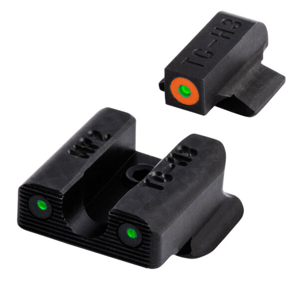 TruGlo TG231MP2C Tritium Pro  Black | Green Tritium White Outline Front Sight Green Tritium Rear Sight — view 1