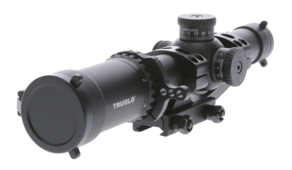 TruGlo TG-8518TLR Omnia  Black Anodized 1-8x24mm 30mm Tube Illuminated APTR Reticle — view 1