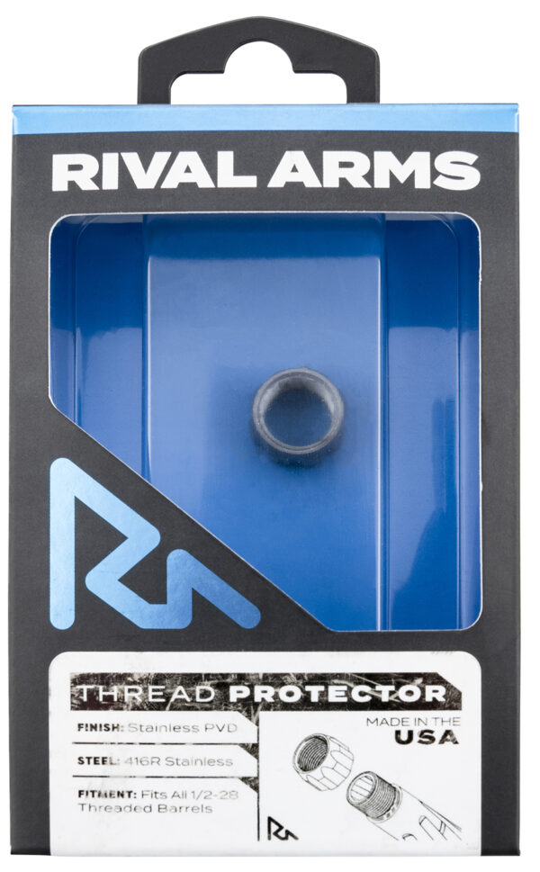 Rival Arms RARA300001D Thread Protector  9mm Luger Stainless PVD 416R Stainless Steel 1/2"-28 tpi — view 1