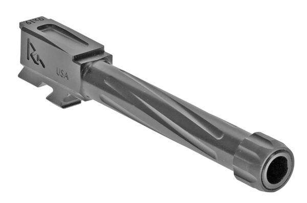 Rival Arms RA20G802D Precision V1 Match Grade 9mm Luger Compatible w/Glock 48, 4.17" Fluted Threaded PVD Stainless Steel — view 1