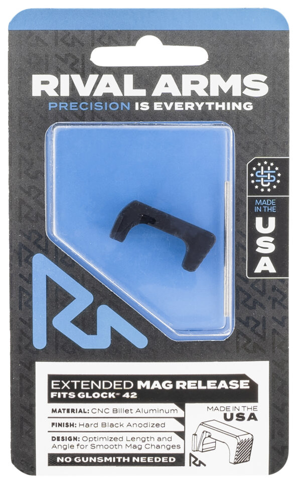 Rival Arms RA72S001A Magazine Release  Sig P320 Extended Hard Black Anodized Aluminum — view 1