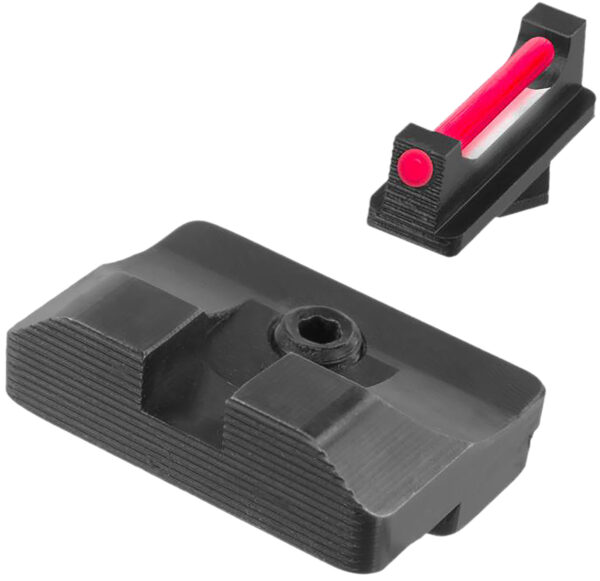 TruGlo TGTG132CZ1 Fiber-Optic Pro  Red Fiber Optic Front/Blacked Rear/Black Frame Fits CZ SP — view 1