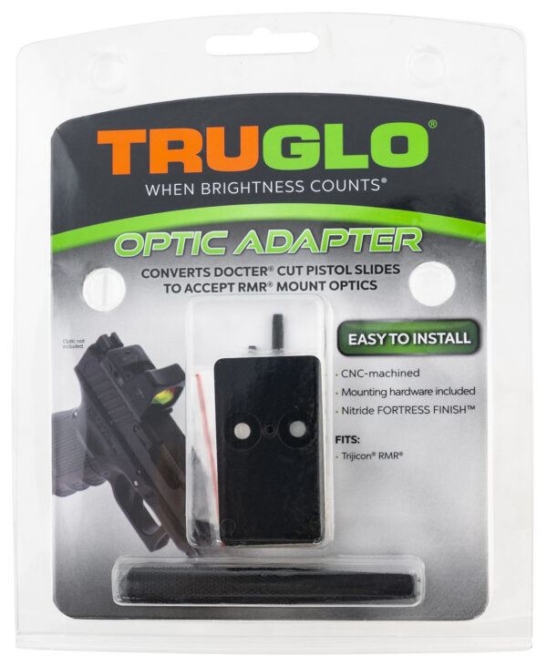 TruGlo TG-TG8952C Red Dot Sight Adapter RMR Mount Aluminum Nitride Fortress Trijicon — view 1
