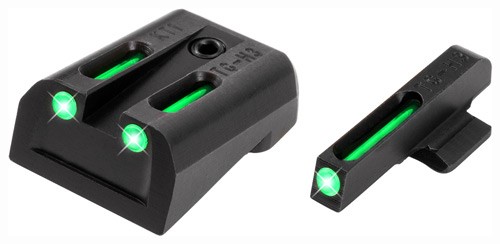 TRUGLO SIGHT SET KIMBER PISTOL - TRITIUM/FIBER OPTIC GREEN — view 1