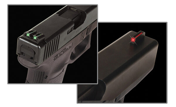 TruGlo TG131S2 Fiber-Optic  Red/Fiber Optic Front Sight-Green/Fiber Optic Rear Sight Sig Sauer P-Series #6 Front/#8 Rear — view 1