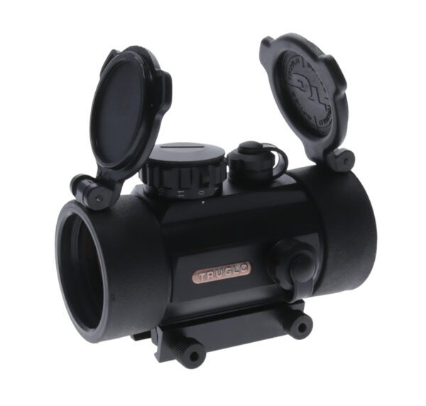 TruGlo TGTG8040B Traditional  Anodized Matte Black 1x40mm 5 MOA Red Dot Reticle — view 1