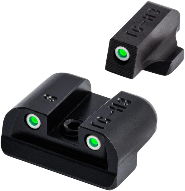 TruGlo TG231S2 Tritium  Black | Green Tritium Front Sight Green Tritium Rear Sight — view 1
