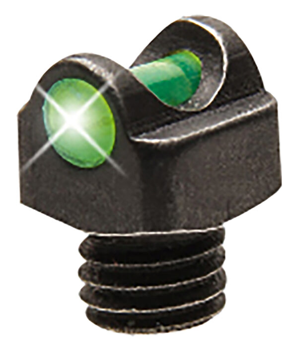 TruGlo TGTG954BG StarBrite Deluxe Bead  Black | Green Fiber Optic Front Sight 3-56" Threads — view 1