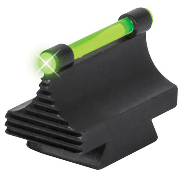 TruGlo TGTG95500RG 3/8" Dovetail Front Sight  Black 0.500" Green Ramp for Rifle — view 1