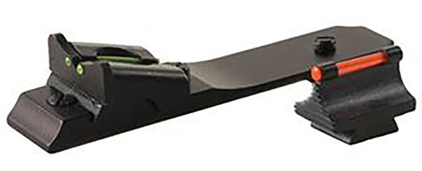 TruGlo TGTG112 Lever Action Rifle Sights  Black 0.450" 3-Dot Red Front, Green Rear Adjustable Winchester/Henry/Marlin Rifles — view 1