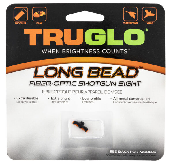 Truglo TG947ARM Long Bead  Metal Universal Shotgun Fiber Optic Red 6-40 — view 1