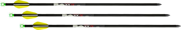 WICKED RIDGE XBOW ARROW XX75 - 20" ALUMINUM ALPHA BRITE 3PK — view 1