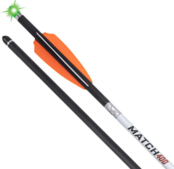 Tenpoint HEA7693 Match 400 Alpha Blaze Carbon 20".004 Straightness 3 Pack green — view 1