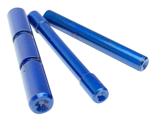 Cross Armory CRGPSBL 3 Pin Set Dimpled Compatible w/Glock Gen1-3 Blue Steel — view 1
