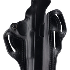 DeSantis Gunhide 001BAE1Z0 Thumb Break Scabbard OWB Black Leather Belt Slide Fits Glock 26 Fits Glock 33 Fits Glock 27 Right Hand