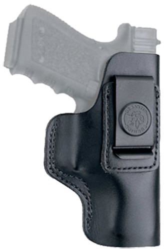 DeSantis Gunhide 031BA85Z0 Insider  IWB Black Leather Belt Clip Fits 1911 4-5" Barrel Right Hand — view 1
