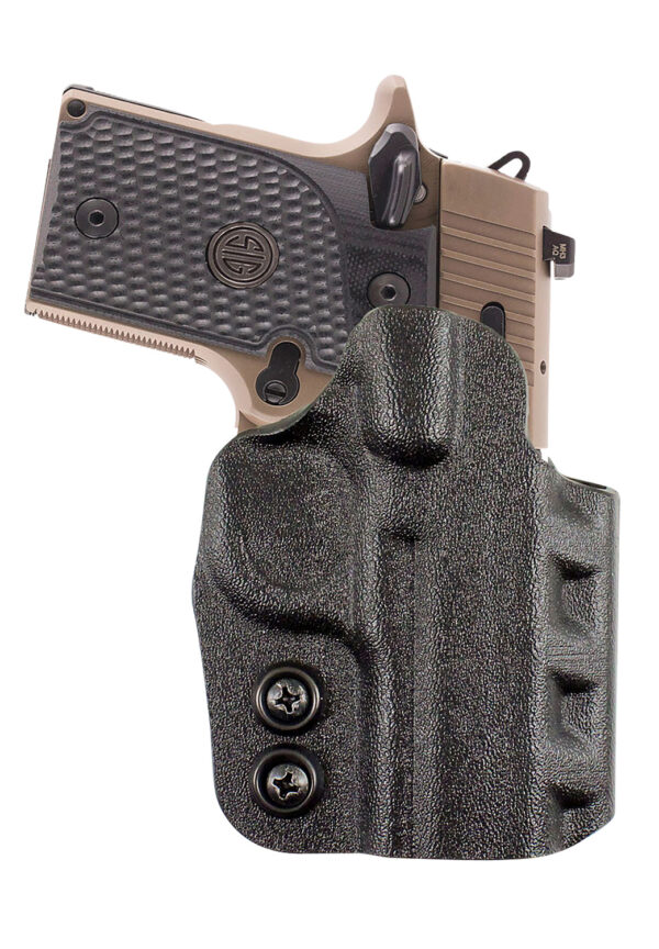 DeSantis Gunhide D94KAB6Z0 Cazzuto  OWB Black Kydex Paddle Fits Glock 19/19 Gen 5/19X/23/32/45 Right Hand — view 1