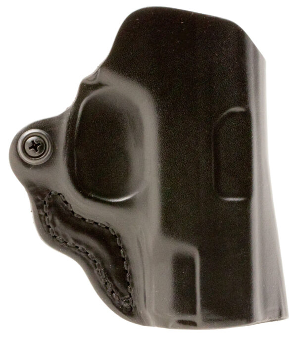 DeSantis Gunhide 019BA37Z0 Mini Scabbard  OWB Black Leather Belt Slide Fits Sig P938 Right Hand — view 1