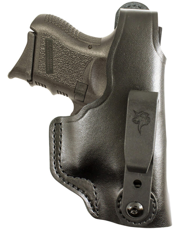 DeSantis Gunhide 033BAX7Z0 Dual Carry II  IWB/OWB Black Leather Belt Clip Fits S&W M&P Shield 9/40 & S&W M&P Shield 2.0 Right Hand — view 1