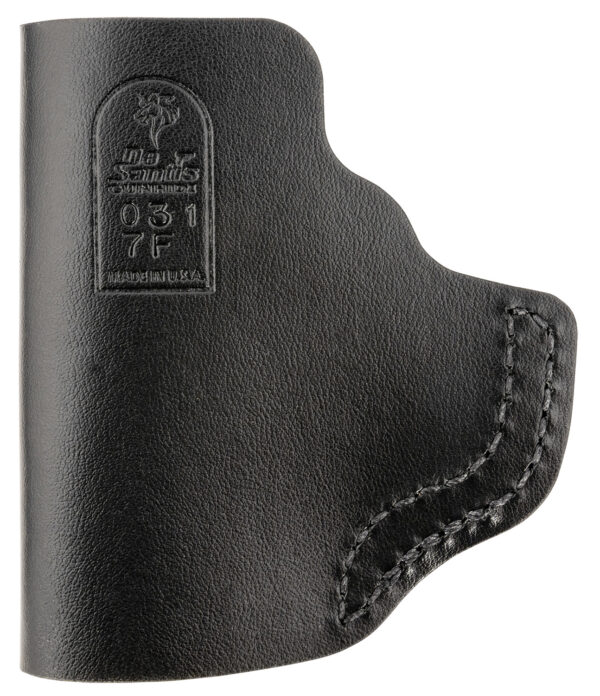 DeSantis Gunhide 031BA7FZ0 Insider  IWB Black Leather Belt Clip Fits Ruger LCP II Right Hand — view 1