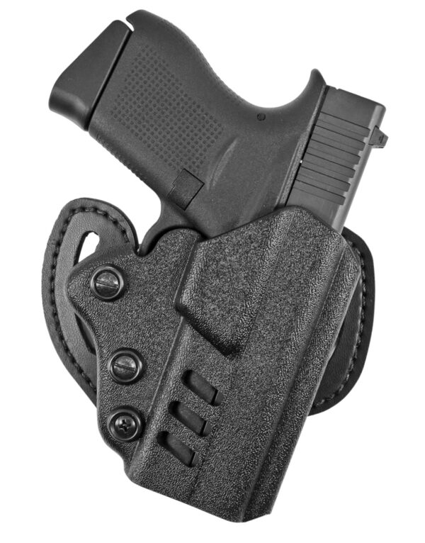 DeSantis Gunhide 042KA8BZ0 Facilitator  OWB Black Kydex Belt Slide Fits Glock 43/43X Right Hand — view 1