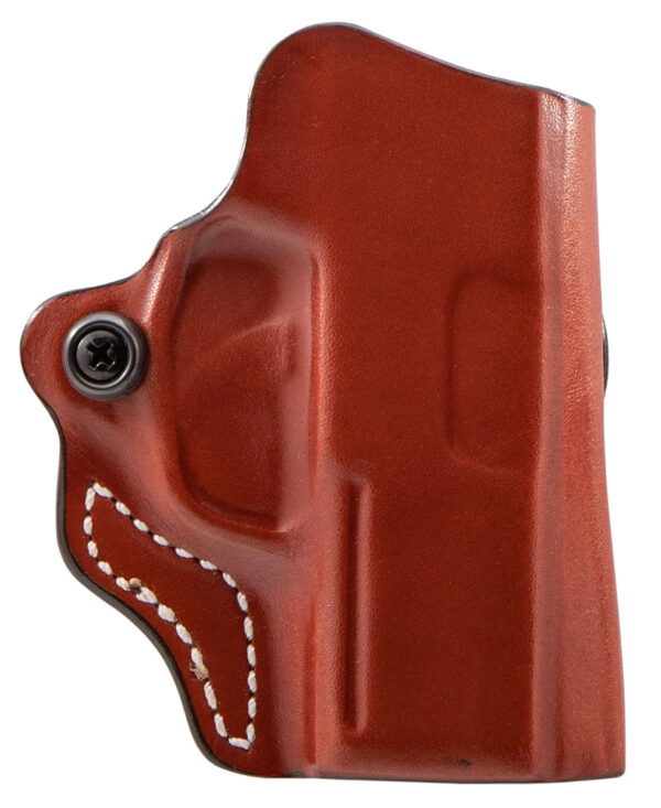 DeSantis Gunhide 019TA8JZ0 Mini Scabbard  OWB Tan Leather Belt Slide Fits Sig P365 Right Hand — view 1