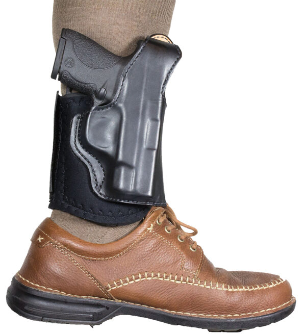 DeSantis Gunhide 014PC8JZ0 Die Hard Rig  Ankle Tan Leather/Sheepskin Fits Sig P365 Fits Sig P365 SAS Right Hand — view 1