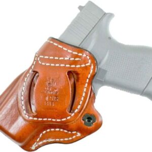DESANTIS CRISS-CROSS HOLSTER - OWB RH LEATHER SIG P365 TAN — view 2