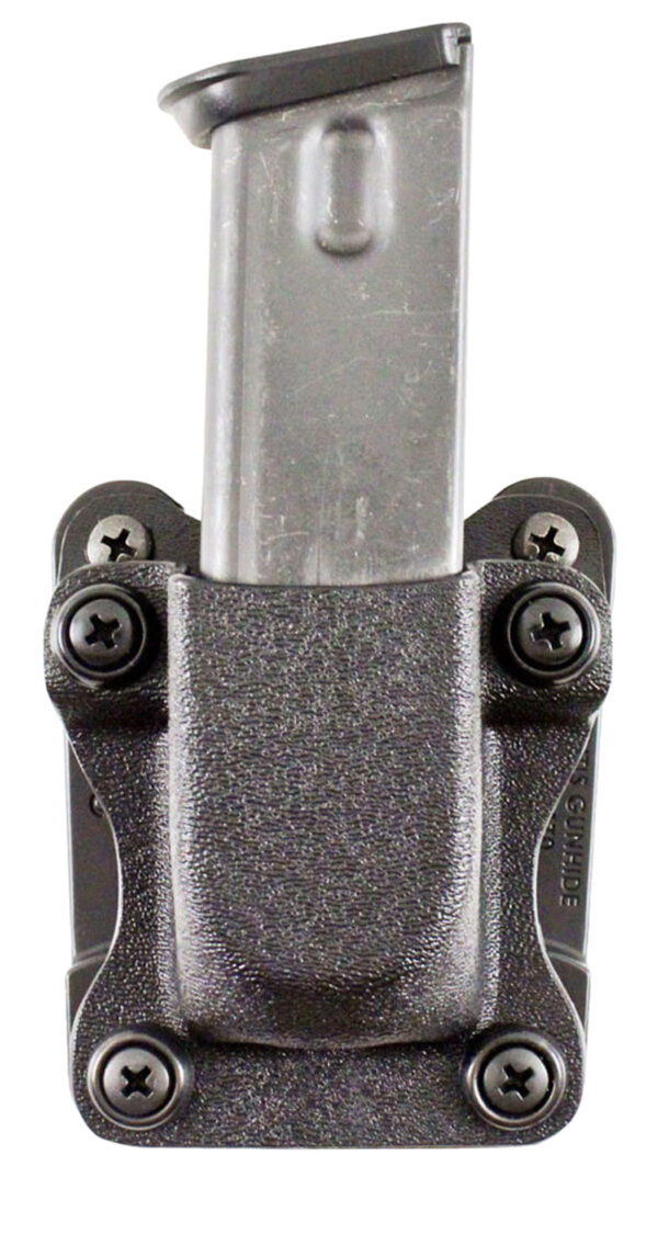 DeSantis Gunhide A86KJKKZ0 Quantico Single Mag Pouch OWB Black Kydex, Belt Clip Fits Belts Up To 1.50" Wide, Compatible w/Sig P365, Ambidextrous — view 1