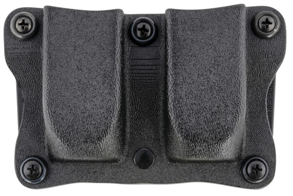 DeSantis Gunhide A87KJKKZ0 Quantico Double Mag Pouch OWB Black Kydex, Belt Clip Fits Belts Up To 1.50" Wide, Compatible w/Sig P365, Ambidextrous — view 1