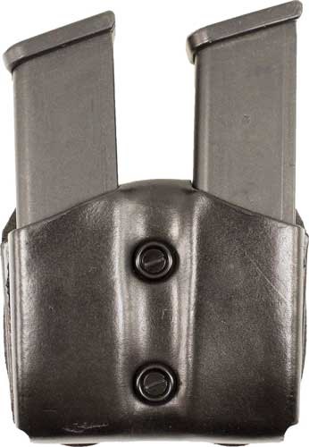 DESANTIS DOUBLE MAG POUCH OWB - LEATHER SIG P365 BLACK — view 1