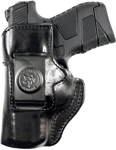 DESANTIS INSIDE HEAT HOLSTR LH - IWB LEATHER S/A HELLCAT BLACK — view 1