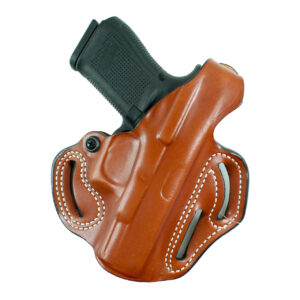 DESANTIS THUMB BREAK SCABBARD HOLSTER SIG P365-XMACRO BLACK LEATHER RH WITH & W/OUT RED DOT