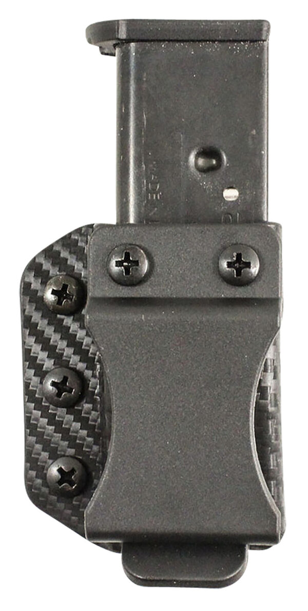 DeSantis Gunhide A100KJYYZ Persuader Mag Pouch  IWB/OWB Black Kydex Belt Clip Compatible w/ Glock 43 Ambidextrous — view 1