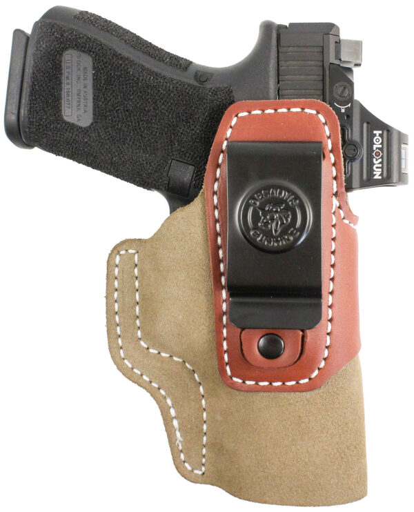 DeSantis Gunhide 215NJ7FZ0 Transit  IWB Natural Kydex/Leather Ruger LCP II Belt Clip Ambidextrous — view 1