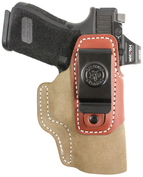 DeSantis Gunhide 215NJ8JZ0 Transit  IWB Natural Kydex/Leather Belt Clip Sig Sauer P365 Ambidextrous — view 1