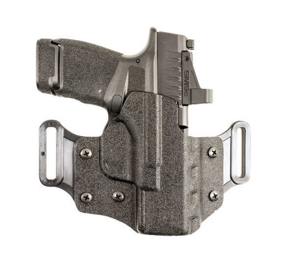 DeSantis Gunhide 195KA0XZ0 Veiled Partner  OWB Black Kydex Belt Slide Fits Springfield Echelon Right Hand — view 1