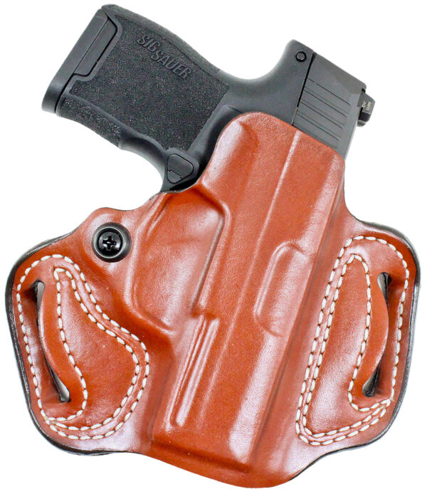 DeSantis Gunhide 086TA9YZ0 Mini Slide  OWB Tan Sig Sauer P365 w/Red Dot Right Hand — view 1