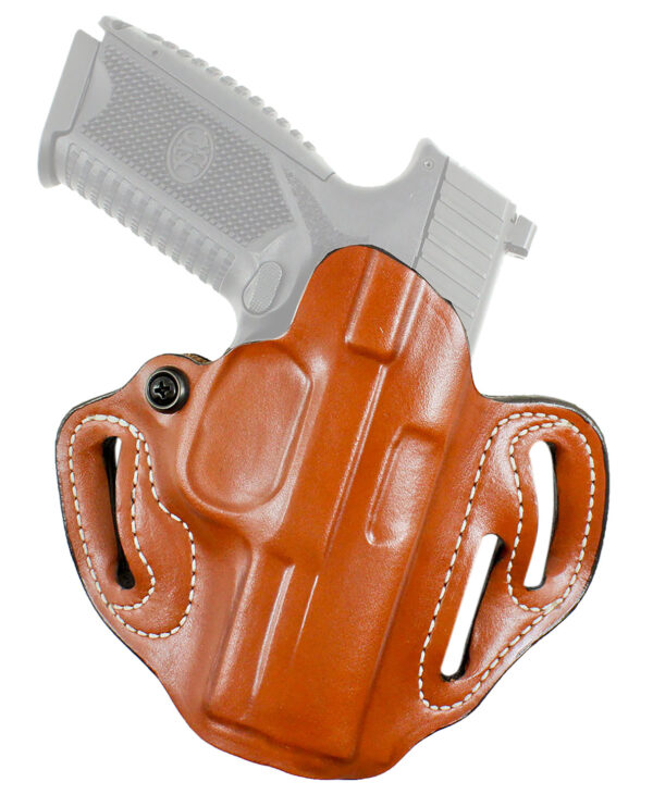 DeSantis Gunhide 002TAA09Z0 Speed Scabbard  OWB Tan Leather Fits S&W Shield X Right Hand — view 1