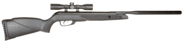 Gamo 6110067854 Wildcat Whisper Air Rifle Gas Piston 177 1rd Shot Black Black Receiver Black Molded All Weather Stock Scope 4x32mm — view 1