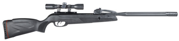Gamo 6110068754 Swarm Whisper Gas Piston 177 10 Shot Fluted Polymer Jacketed Rifled Steel Barrel w/Whisper Noise Dampening, Non-Slip Textured All Weather Stock & Forearm Includes Gamo 4x32mm Scope — view 1