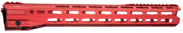 Strike Industries GRIDLOK-LITE-17-RED GridLok Lite with Quick Rail Detach System 17"L 1.57"D M-LOK Red Aluminum for AR-15 — view 1
