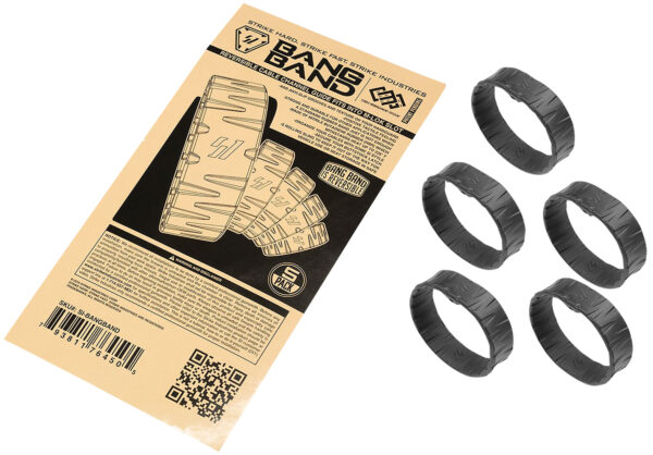 Strike Industries BANGBAND Bang Band  Made of Black Rubber 5 Pack — view 1
