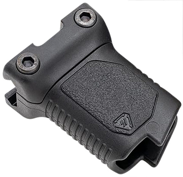 Strike Industries ARCMAGRAILSBK Angled Vertical Grip Short Black Polymer with Cable Management Storage for Picatinny Rail — view 1