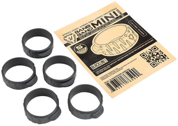 Strike Industries BANGBAND34MMBK Bang Band Mini 34mm Made of Black Rubber 5 Pack — view 1