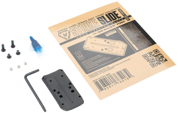 Strike Industries P365RMR Strike Slide Adapter Plate Black 5.80" Long Compatible w/ SI Strike P365 Slide — view 1