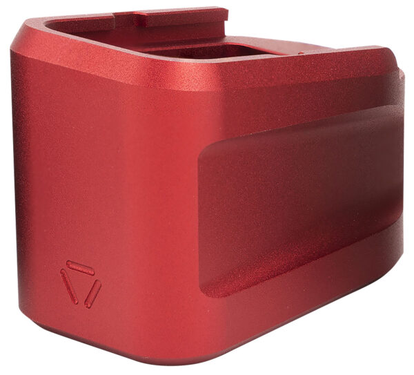 Strike Industries EMPALG19RED Extended Mag Plate  Fits Glock G19 Red 6061 T-6 Aluminum — view 1